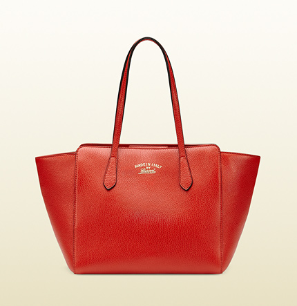 Orignal Real Discount Gucci Swing Soft Tote Bag 354408 Orange